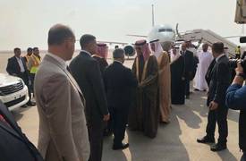 بالصور ..بعثة المنتخب السعودي تصل البصرة