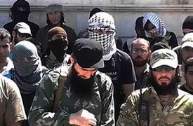بالصور.. داعش يقتل عدداً من منتسبي الشرطة الاتحادية وعناصر سرايا السلام بعد اختطافهم في كركوك