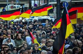 بالفيديو .. مظاهرات في "المانيا" لـ"ترحيل" اللاجئين العراقيين والسوريين على اثر جريمة قتل