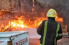 الدفاع المدني تعلن عن اسباب الحرائق التي اندلعت في سوقي جميلة والشورجة