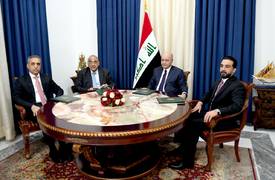 اجتماع للرئاسات الثلاث في قصر السلام لمناقشة تظاهرات 25 تشرين الاول