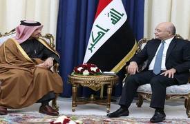 برهم صالح يلتقي بـ وزير الخارجية القطري
