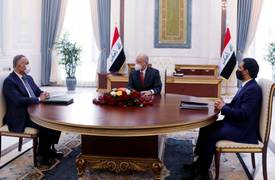 الرئاسات الثلاث تعقد اجتماعاً لمناقشة مجمل الأوضاع في العراق