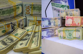 الدولار يحافظ على سعره مرتفعاً أمام الدينار العراقي اليوم الاربعاء