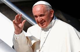 بالصور .. البابا يصل الى النجف لــ لقاء المرجع الديني الاعلى  السيستاني