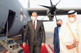 لقاء الغانمي ورئيس الوزراء القطري ..يكشف تفاصيله مكتبه الاعلامي