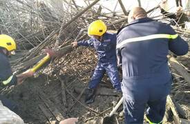 وفاة وإصابة ستة عمال  بانهيار محطة وقود في ديالى