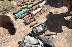 ضبط صواريخ ومواد شديدة الانفجار في مدينة خانقين بــ محافظة ديالى