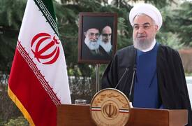 الرئيس الايراني يبارك فوز"ابراهيم رئيسي "في الانتخابات