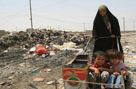الازمة السياسية في العراق اثرت على  فئات المجتمع الفقيرة!!