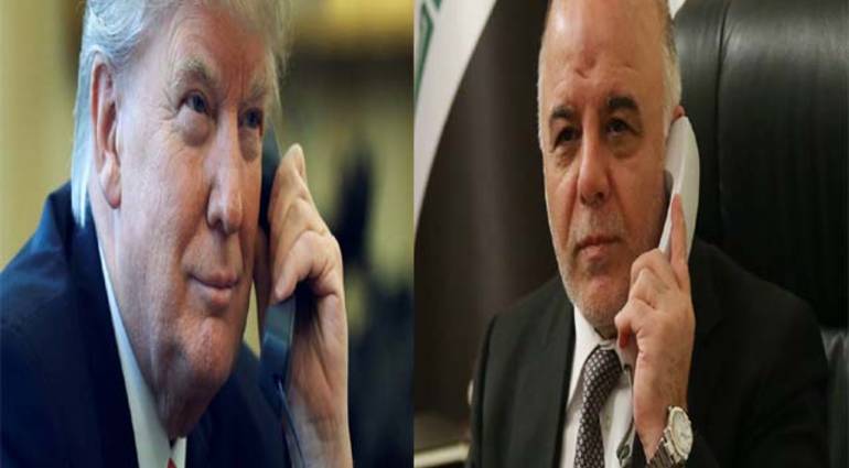 Abadi - Trump is listening well .. Obama has not kept promises of support for Iraq