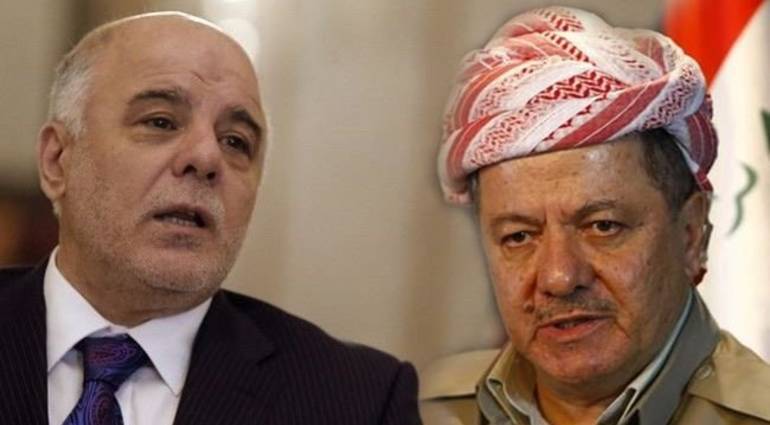 Barzani threatens Abadi with bullets